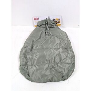 Boots & Barkley Small Puffer Jacket Pet Apparel Sage Green Dog Cat Coat New